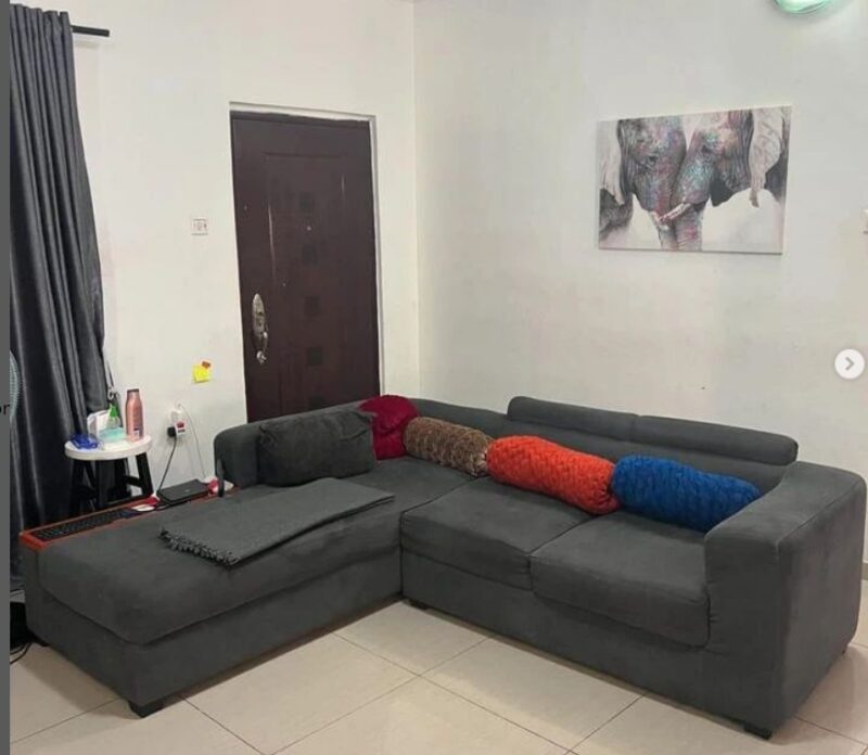 L shaped chair (igbo Efon)